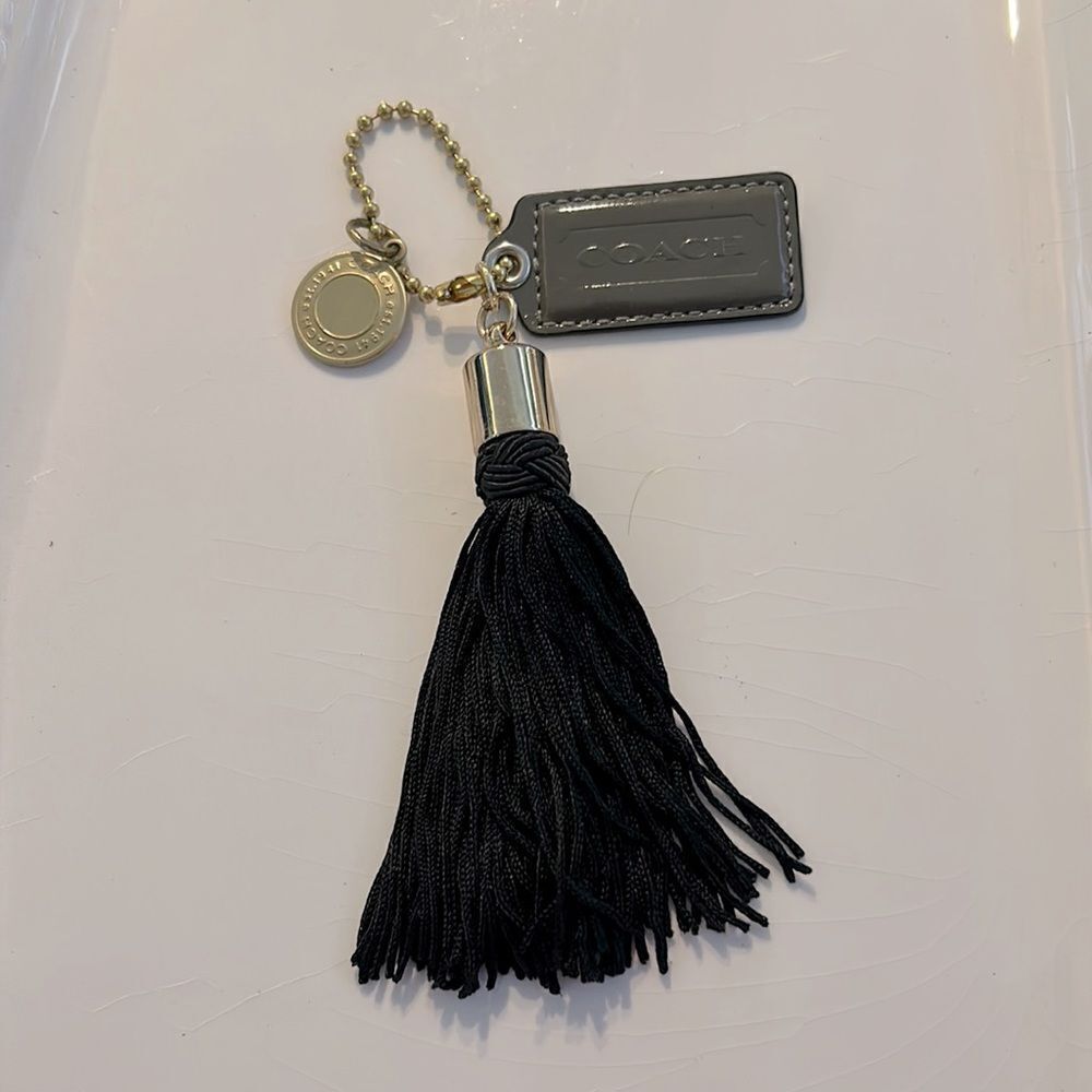 Coach Tassel Keychain 